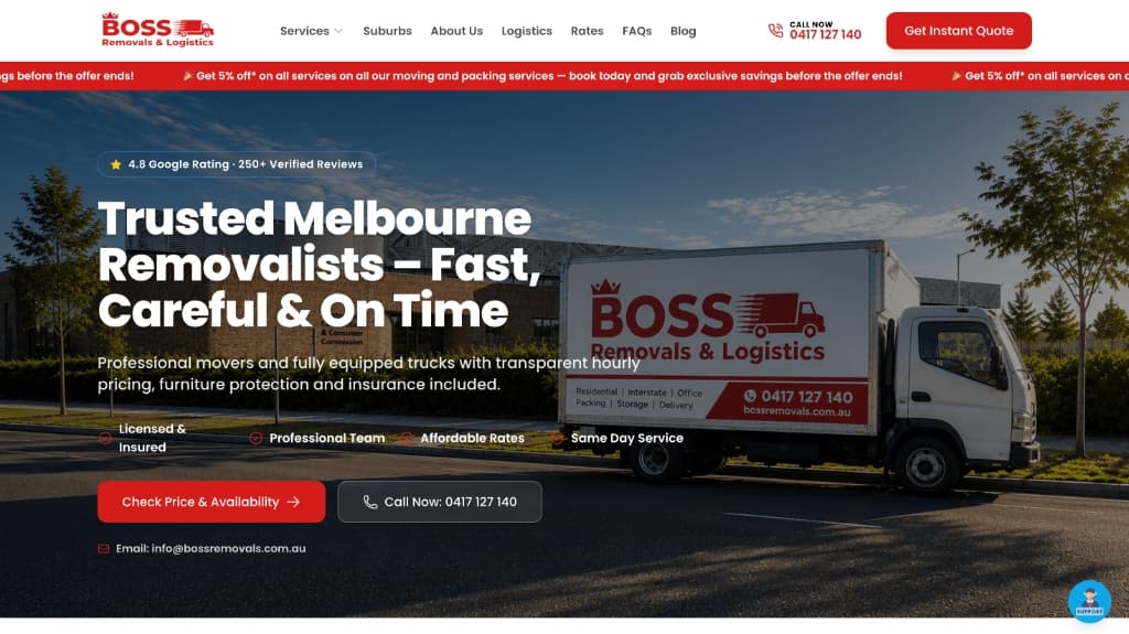 Boss Removals & Logistics